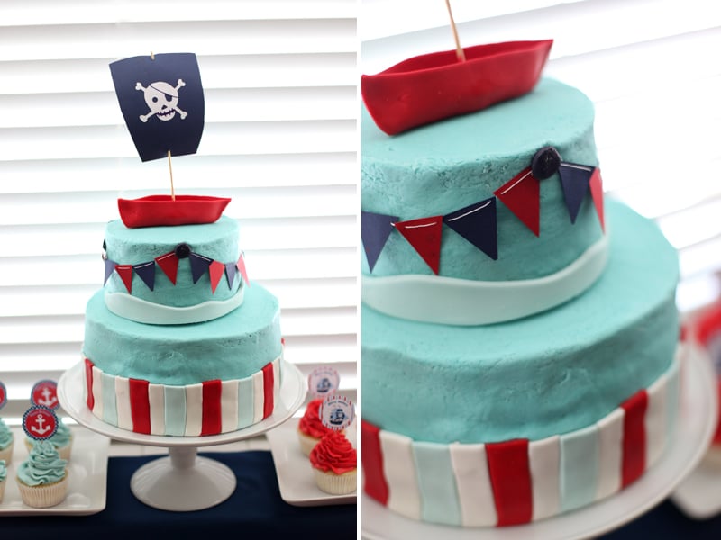 Nautical Pirate Cake