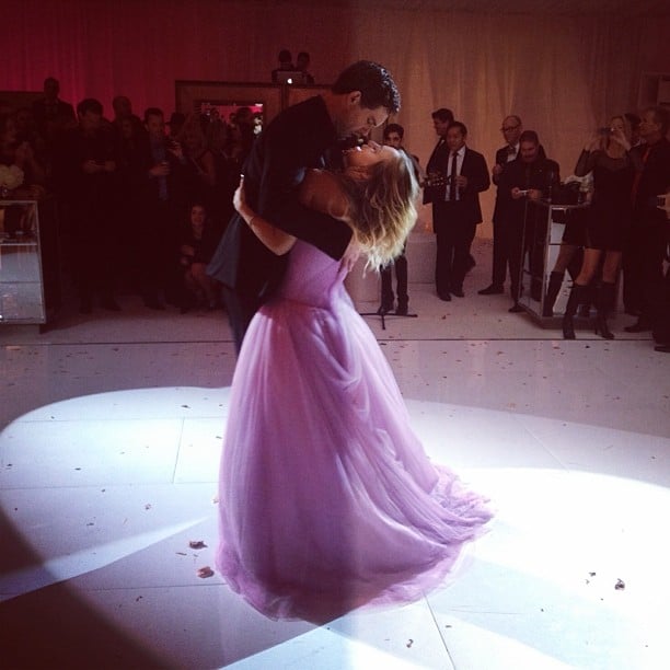 Kaley posted a snap of her dance with Ryan on Instagram. 
Source: Instagram user normancook