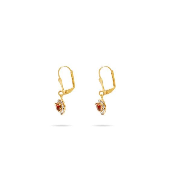 The M Jewelers The Lua Ruby Earrings