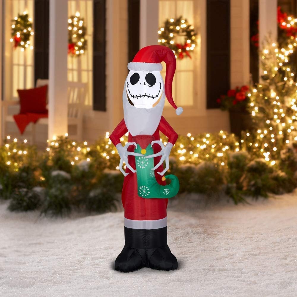 Holiday Time Jack Skellington Nightmare Before Christmas Inflatable