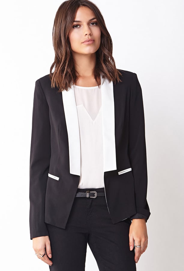 Forever 21 Black and White Blazer