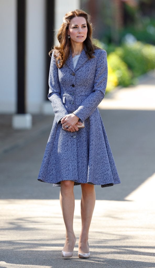 Kate Middleton Nailed the Casual Chic Look in This Blue Dress