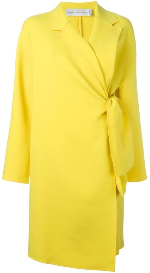 Victoria Victoria Beckham Tie Front Coat ($1,231)