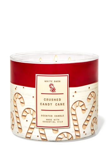 Crushed Candy Cane Three-Wick Candle