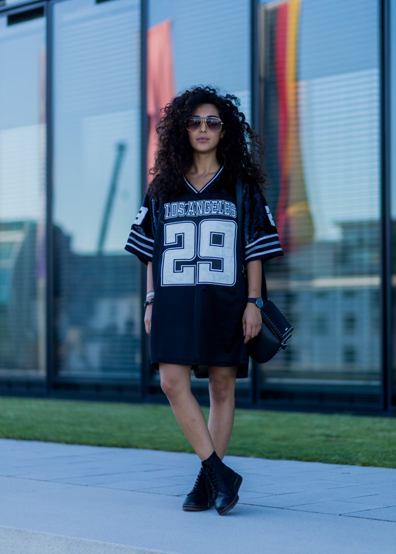 What to Wear to a Hockey Game: Jersey as a Dress