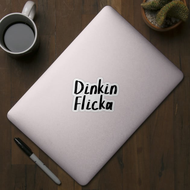 Dickin Flicka Sticker