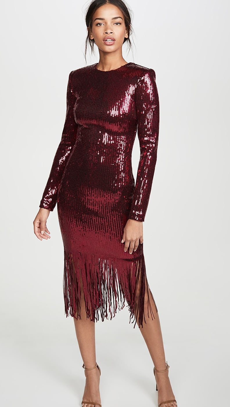 Rebecca Vallance Matisse Sequined Midi Dress