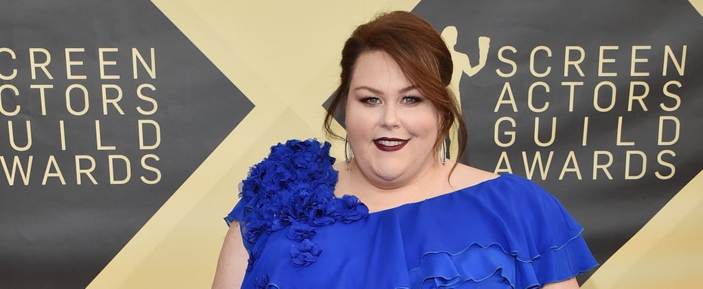 Chrissy Metz's Blue Dress at SAG Awards 2018