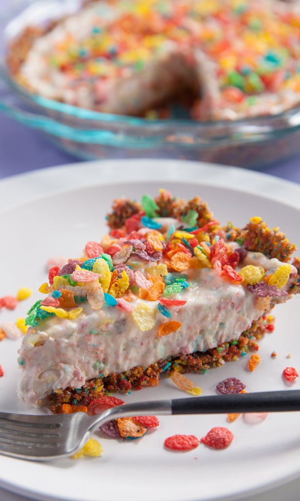 Fruity Pebbles No-Bake Cheesecake