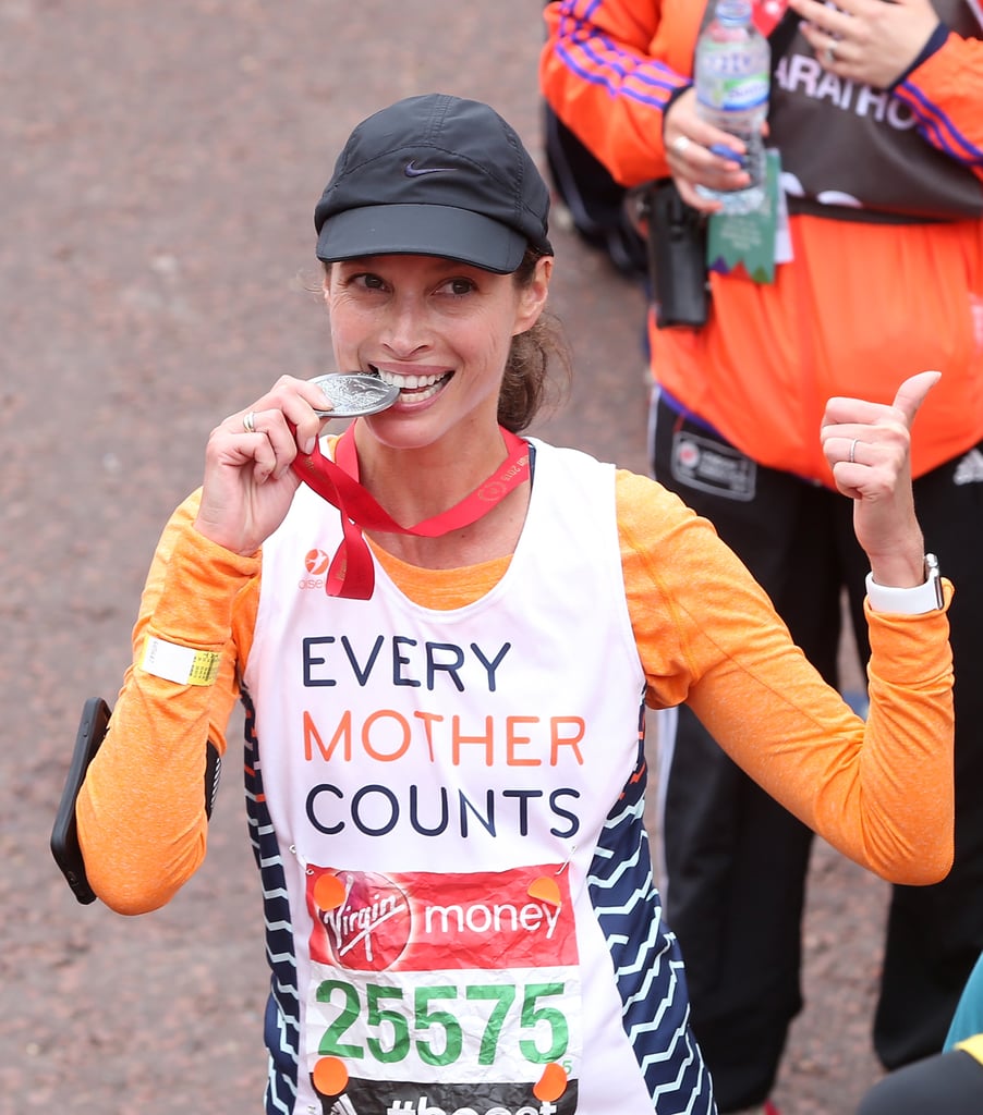 Christy Turlington Runs London Marathon 2015