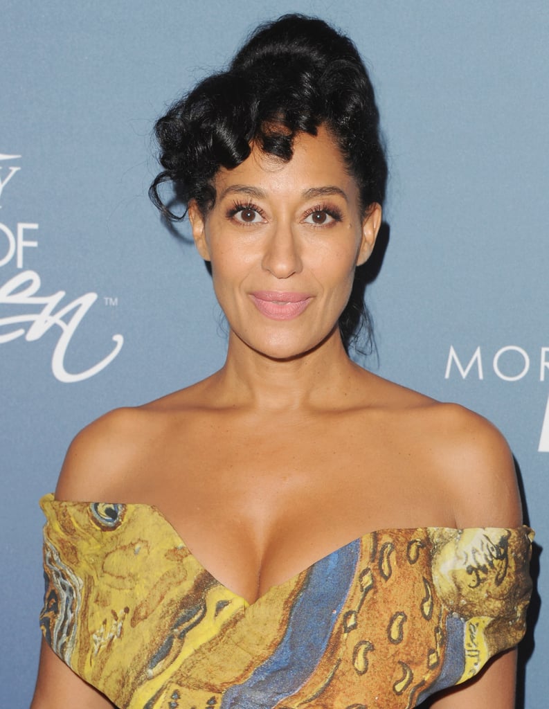 Tracee Ellis Ross's Curly Bangs at Variety's Power of Women Luncheon in 2015