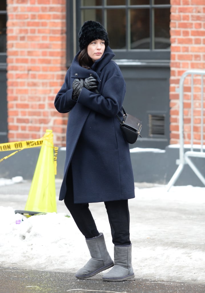 Liv Tyler's baby bump was front and center in NYC on Wednesday.