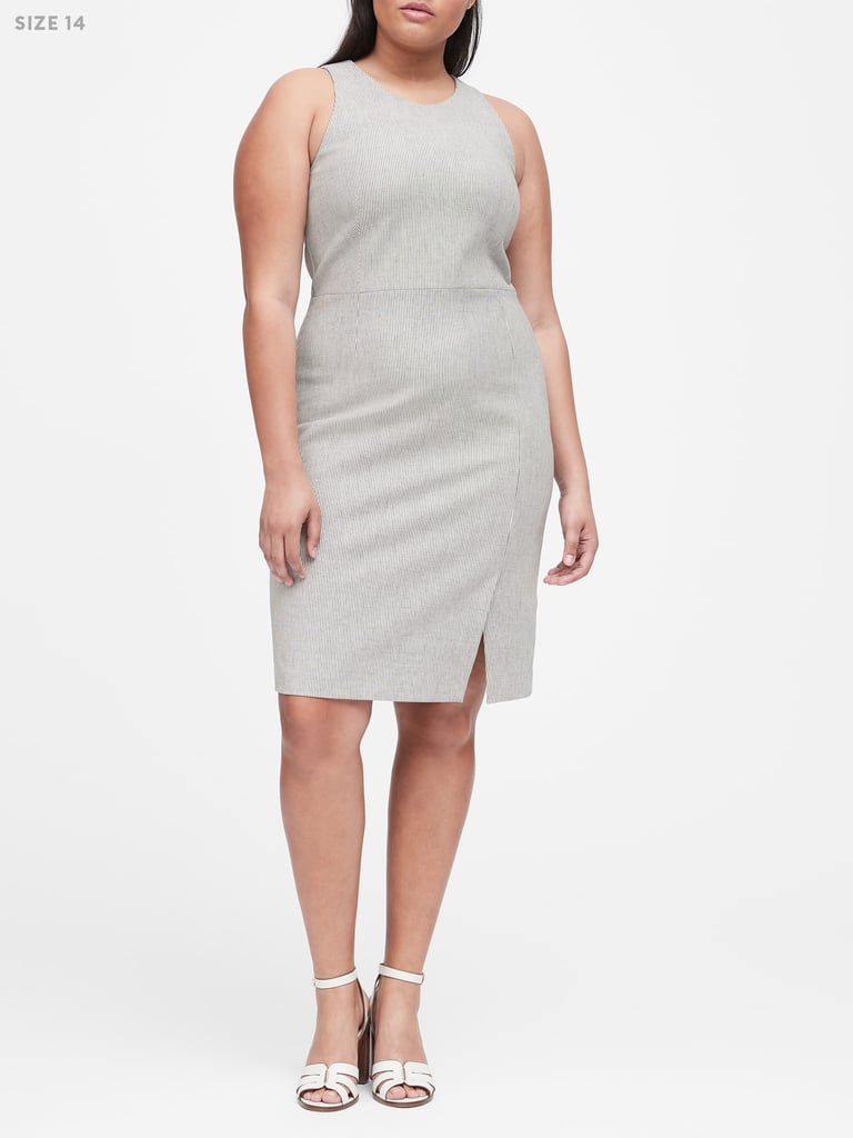 Banana Republic BiStretch RacerNeck Sheath Dress Best Summer Work