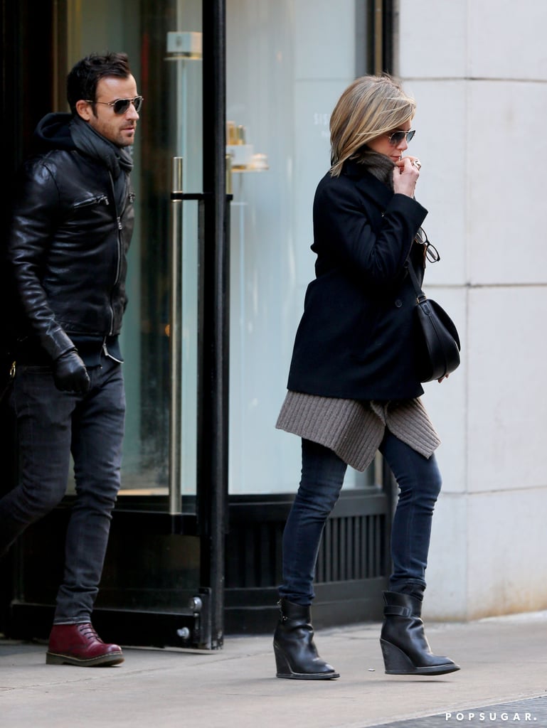 Jennifer Aniston and Justin Theroux in NYC