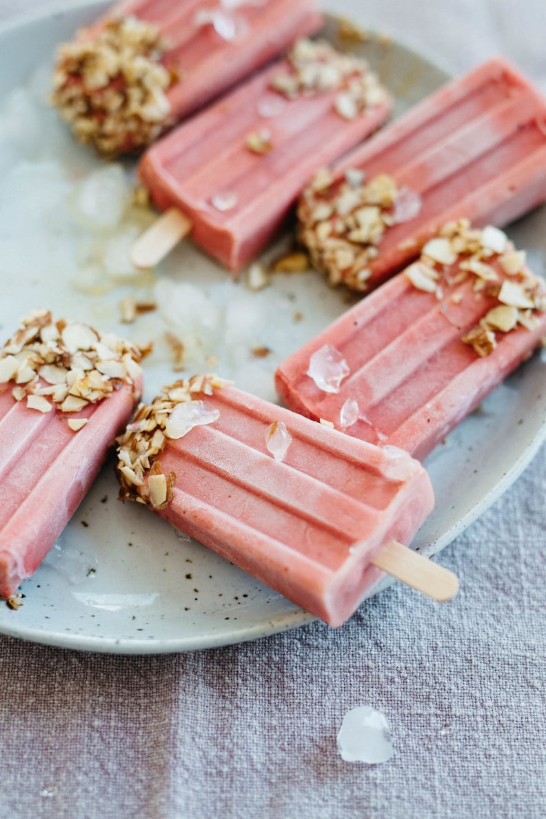 Raspberry-Tomato Yogurt Pops