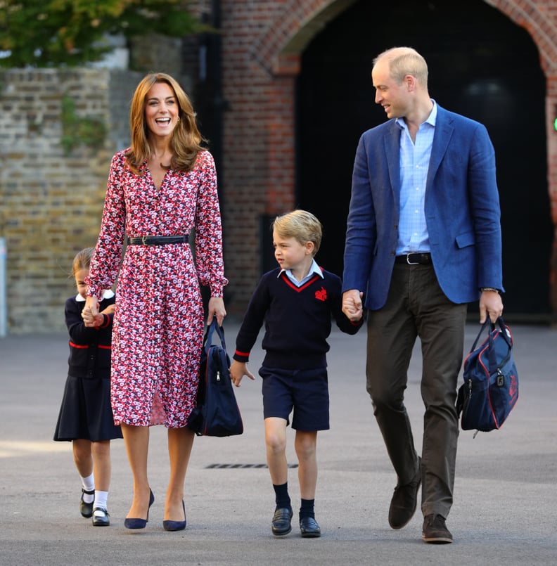 Princess Charlotte's First Day of School Pictures | POPSUGAR Celebrity
