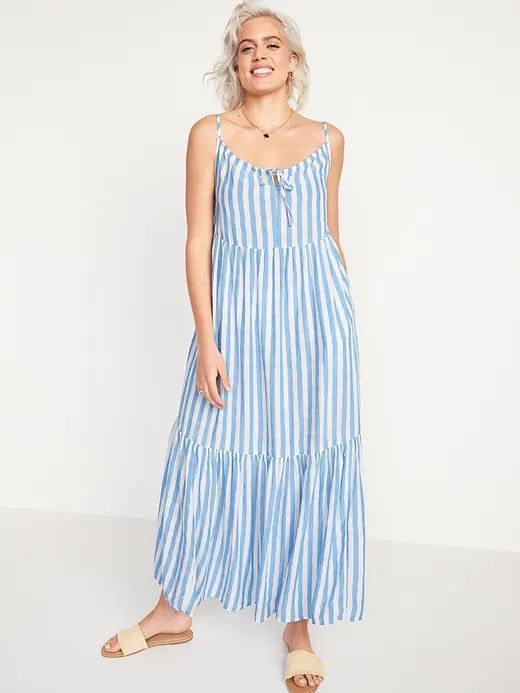 Old navy tiered maxi dress sales