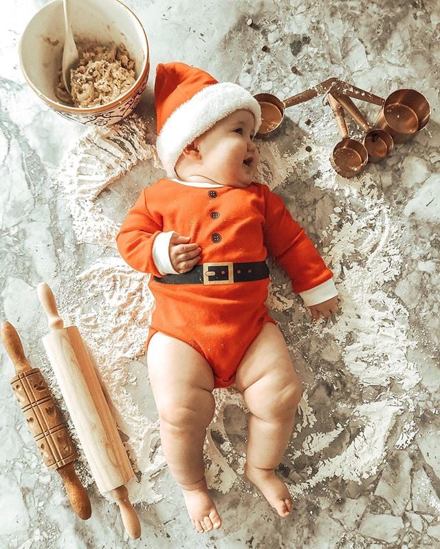 Baby Dressed as Elf on the Shelf 2018
