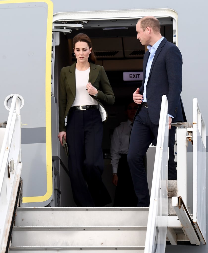 Kate Middleton Wearing a Smythe Duchess Wool Blazer