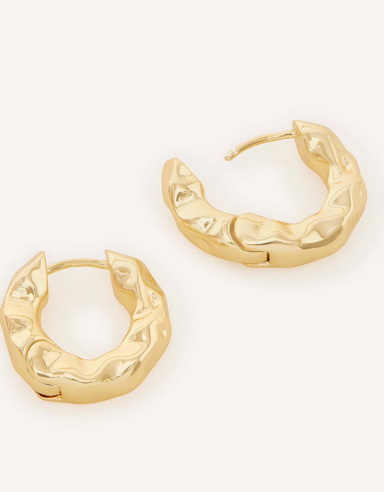 Gold Hoop LV Earring  N & C Glam Collection LLC