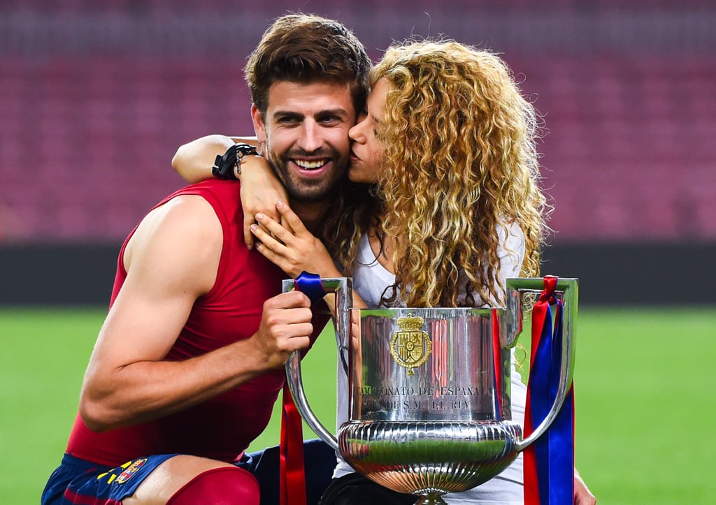 Shakira and Gerard Pique Copa del Rey 2015 PDA