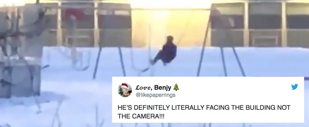 Man on Swing Video Debate — Which Direction Is He Facing?