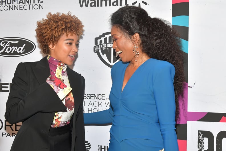 Amandla Stenberg and Angela Bassett