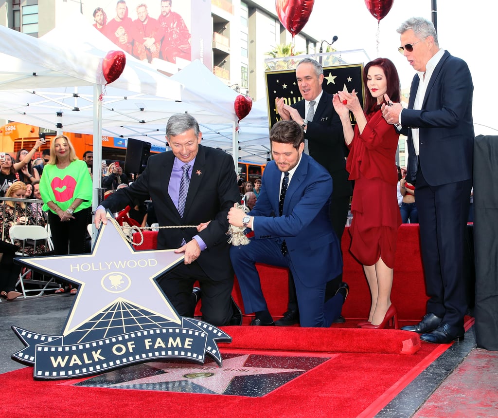 Michael Bublé at Hollywood Walk of Fame Ceremony 2018