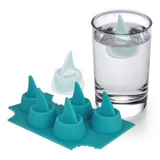 Sharks in My Glass Silicone Shark Fin Ice Cube Tray