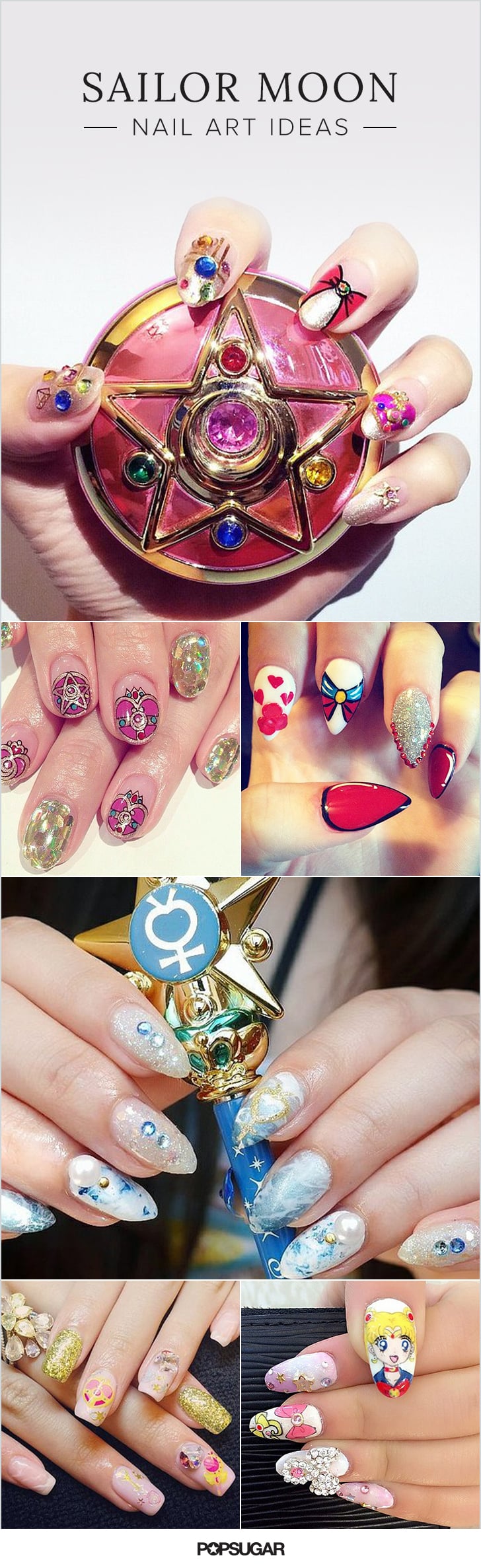 Sailor Moon Nail Art Ideas Popsugar Beauty It's not easy to figure out what to do when it comes to crafts. sailor moon nail art ideas popsugar