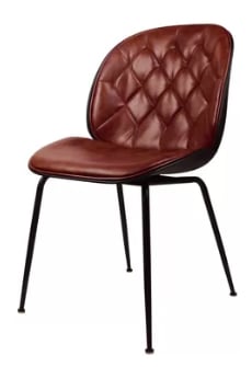 Pardo Back Powder Coated Dining Chair