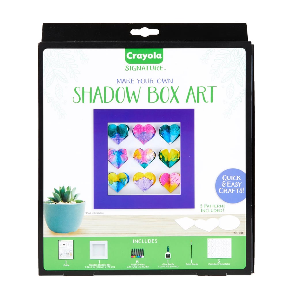 Crayola 13pc DIY Shadow Box Personalized Picture Frame Kit