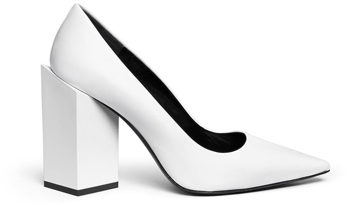 Pierre Hardy Twist Block Heel Leather Pumps