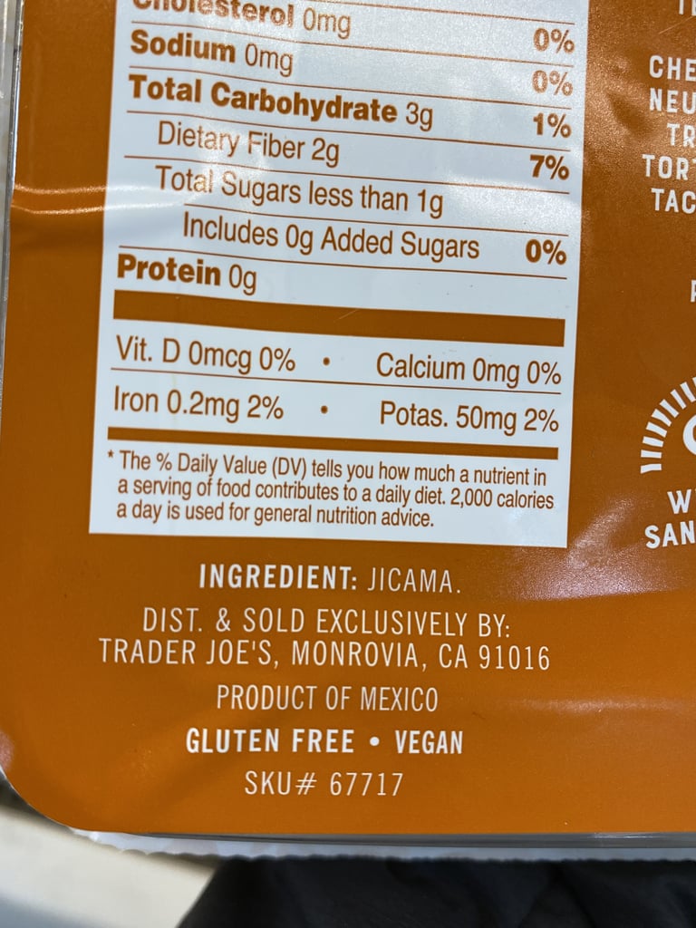 What Are the Ingredients in Trader Joe's Jicama Wraps?