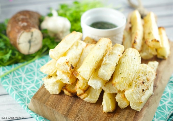 Grilled Yuca With Mojo Sauce