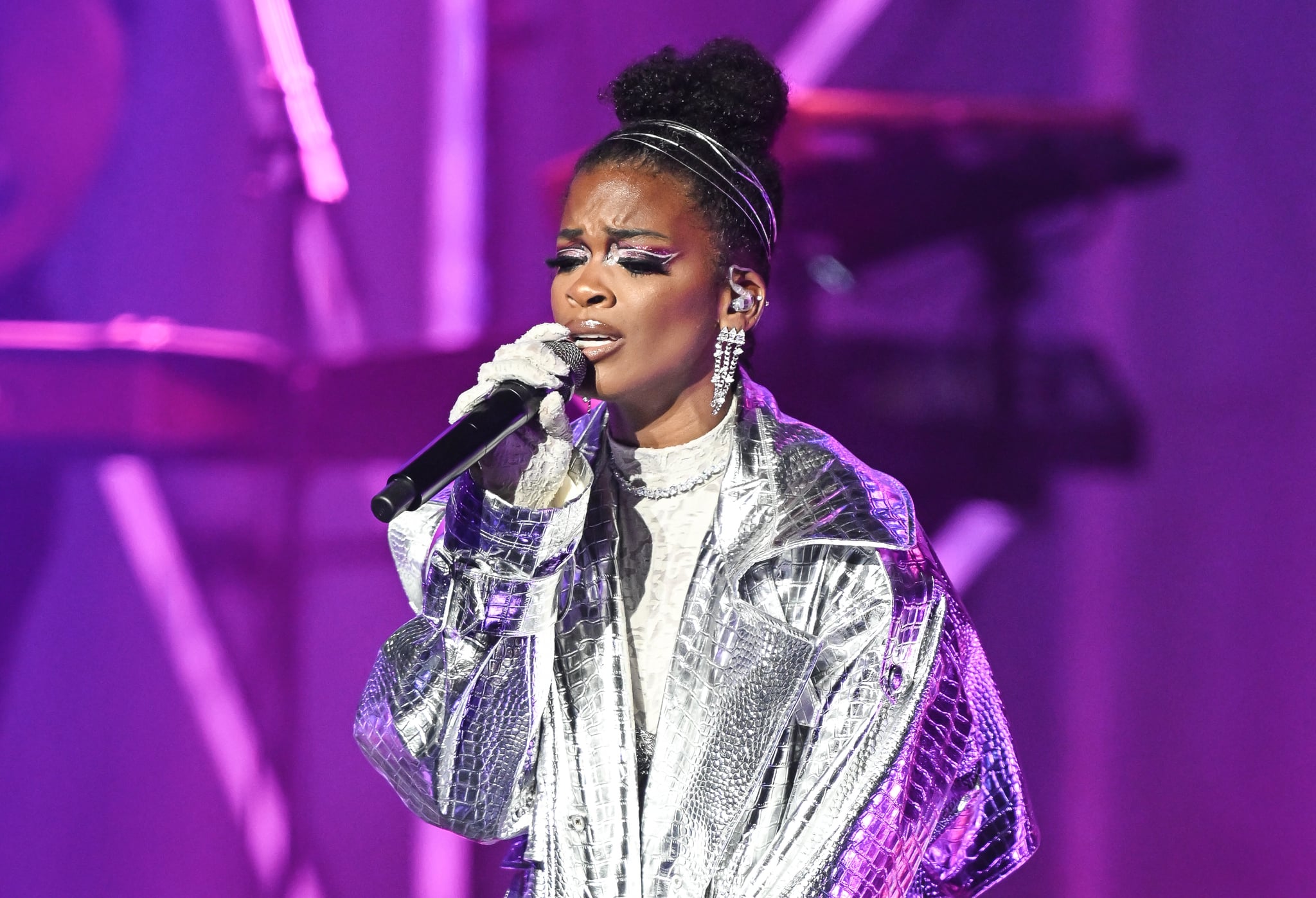 OAKLAND, CALIFORNIA - FEBRUARY 05: Ari Lennox performs at Fox Theater on February 05, 2023 in Oakland, California. (Photo by Steve Jennings/Getty Images)