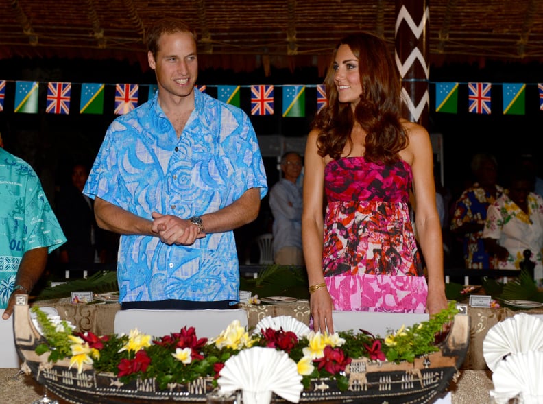 Will and Kate's Outfits Were Delightfully Colorful