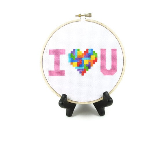 Tetris Pixel Heart