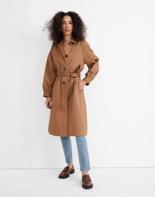 Madewell Montrose Belted Trench Coat