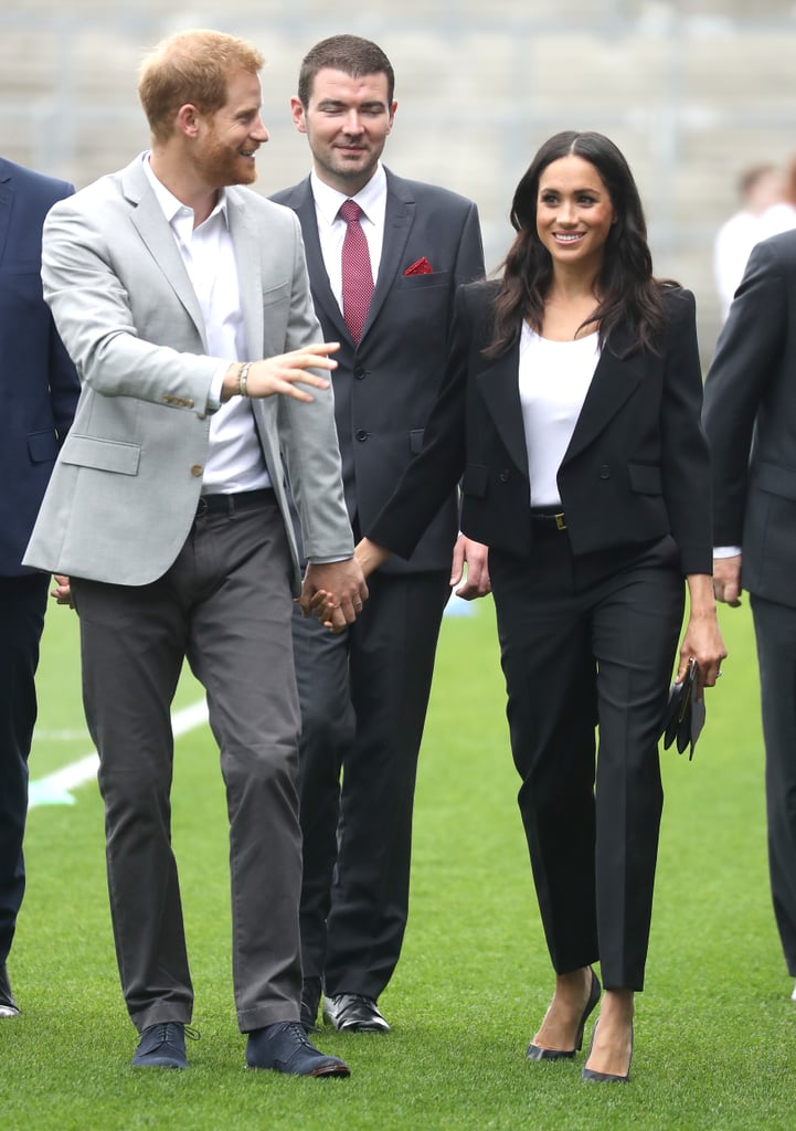 Meghan Markle's Black Pantsuit Ireland 2018