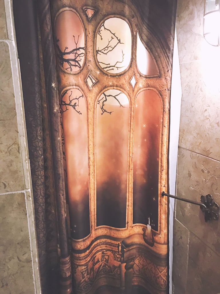 Even the shower curtain is magical!