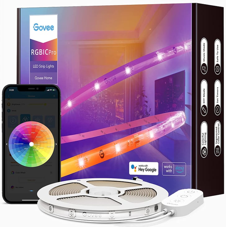 App Controlled Backlighting Govee RGBIC Pro LED Strip Lights Best