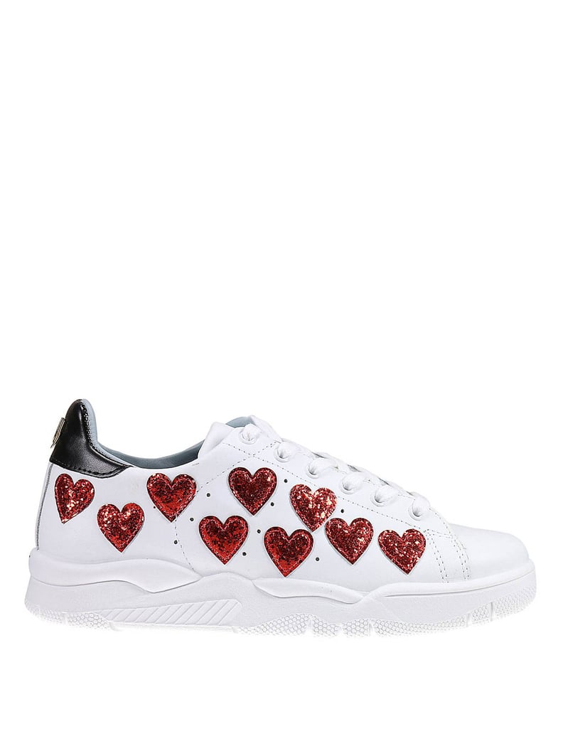 Chiara Ferragni Heart-Detailed Trainers