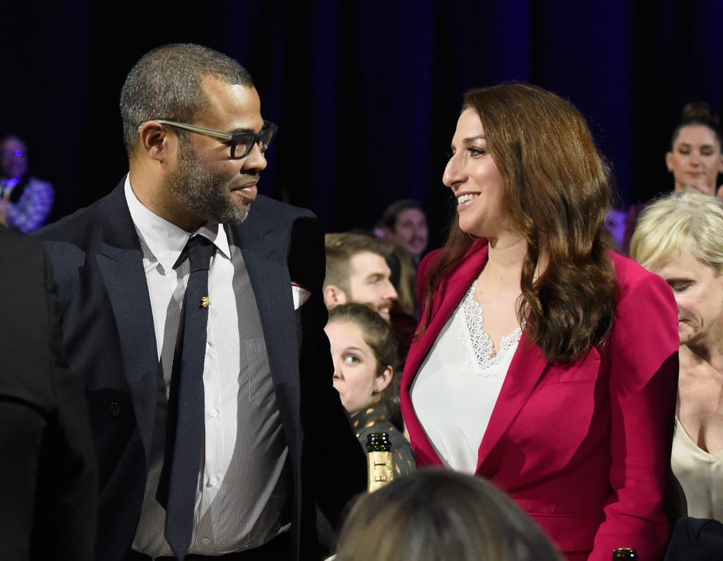 Pictured: Jordan Peele and Chelsea Peretti