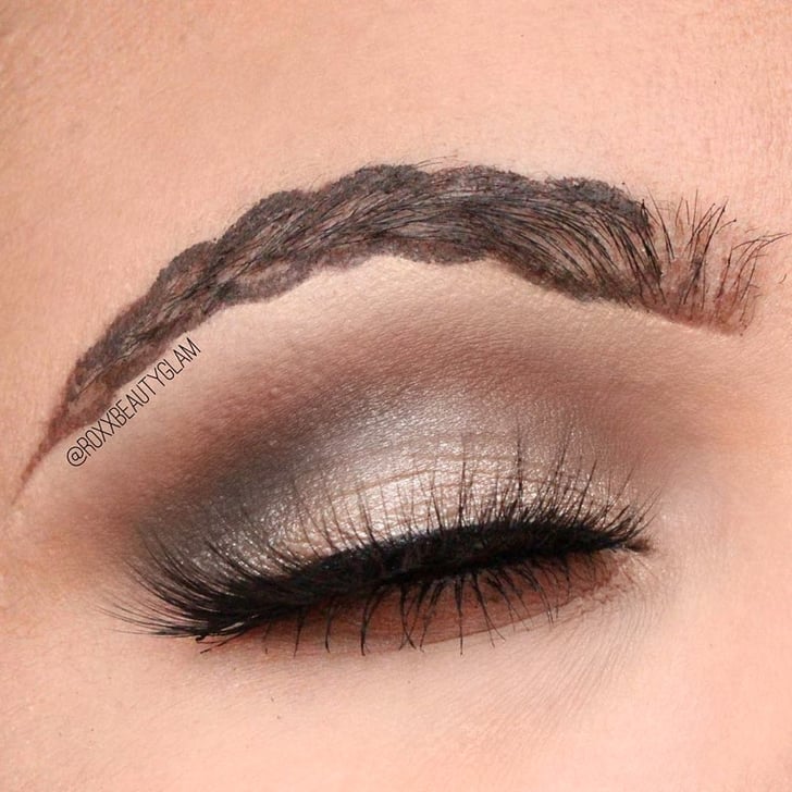 Braided Brow Trend POPSUGAR Beauty