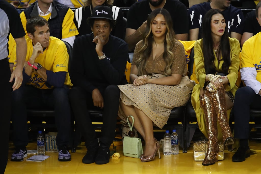 Beyoncé's Neutral Outfit at the NBA Finals 2019