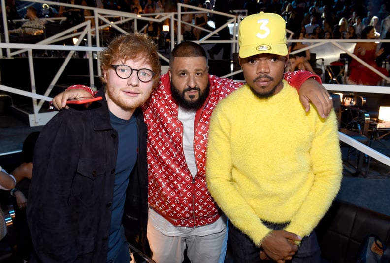 Ed Sheeran, DJ Khaled, and Chance the Rapper