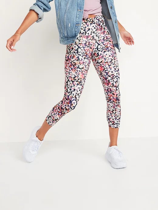 Old Navy High Waisted PowerSoft Side Pocket Crop Leggings 20 Old