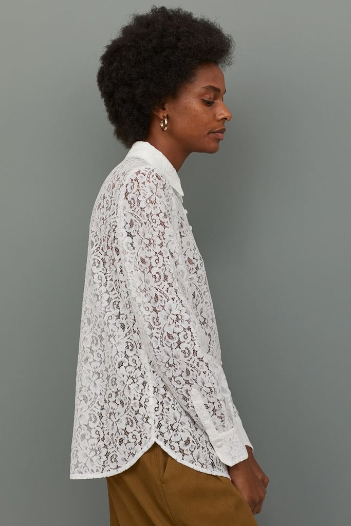 Lace Blouse | Best H&M Clothes For Women on Sale 2020 | POPSUGAR ...