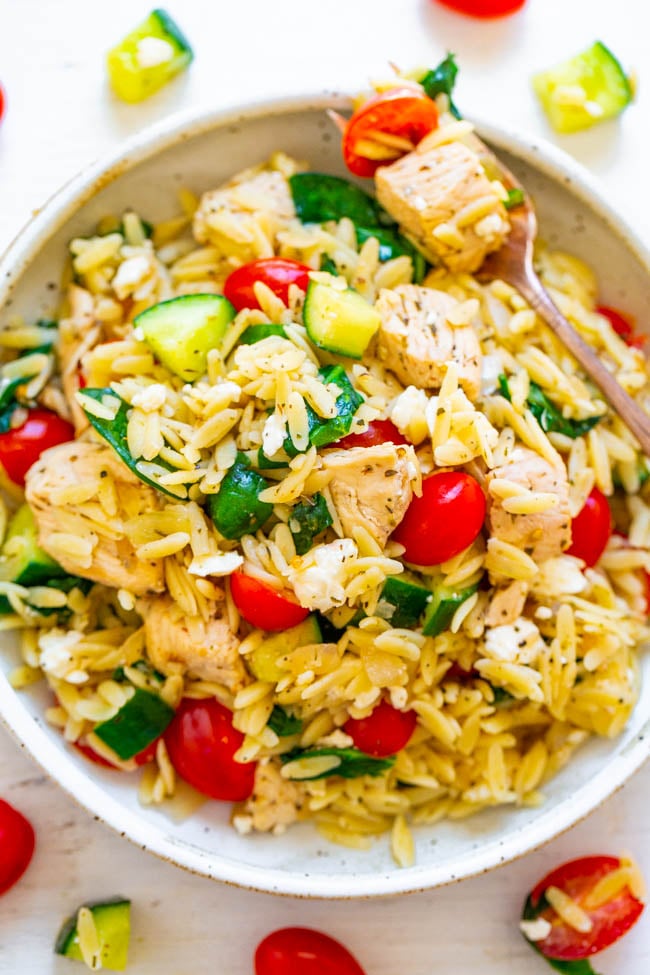 Greek Lemon Chicken and Orzo | Healthy Chicken Meal-Prep Recipes ...